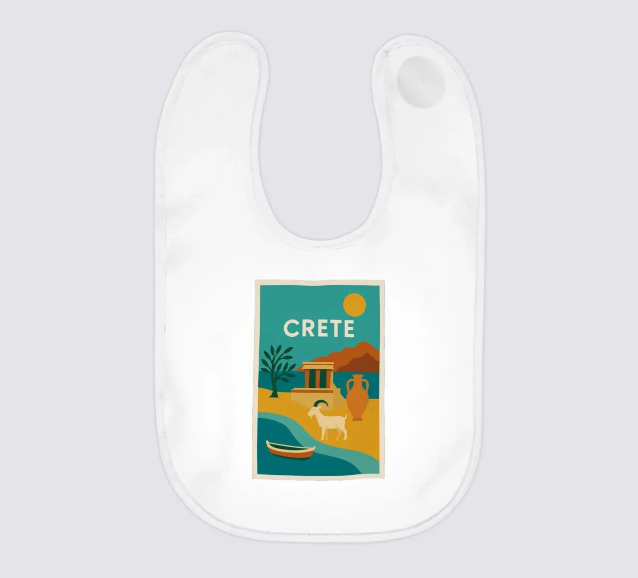 Creta - Terra di miti e di luce bavaglino da JETLAG | affiches voyage