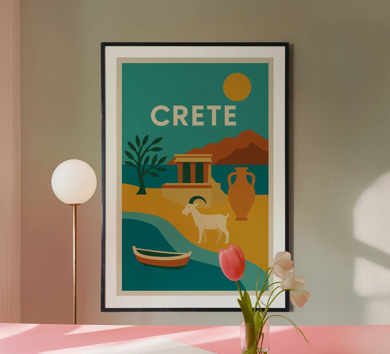 Kreta - Land der Mythen und des Lichts Poster von JETLAG | affiches voyage