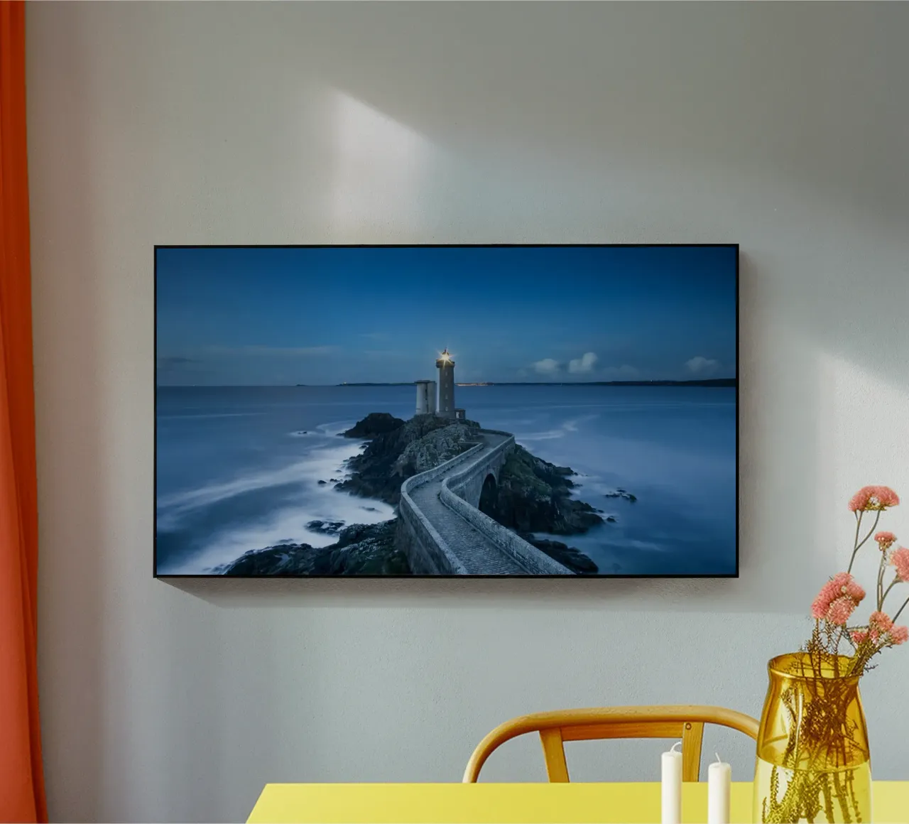 Faro sul blu plexiglass da PhotoVibe Decor