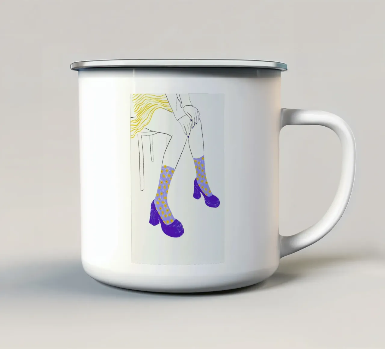 Goody Two-Shoes tazza in smalto da Graphite