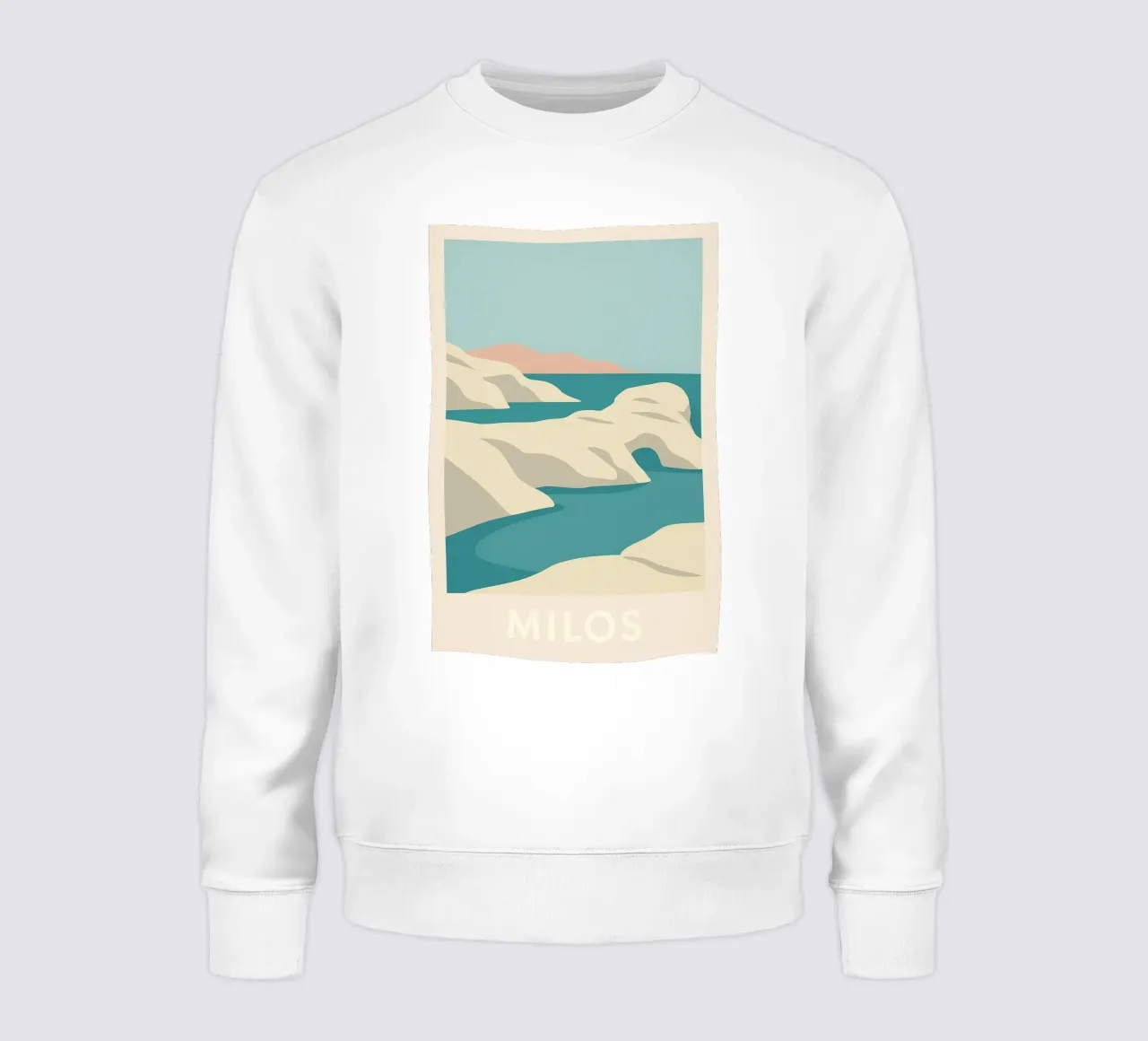 Milos - Bellezza cruda e minerale felpa da JETLAG | affiches voyage