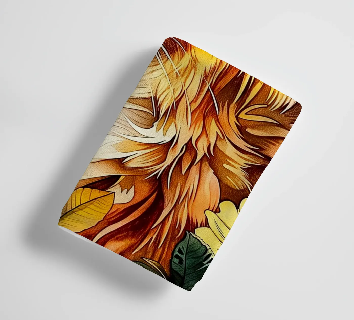 Ginger kat badhanddoek van Lionmixart