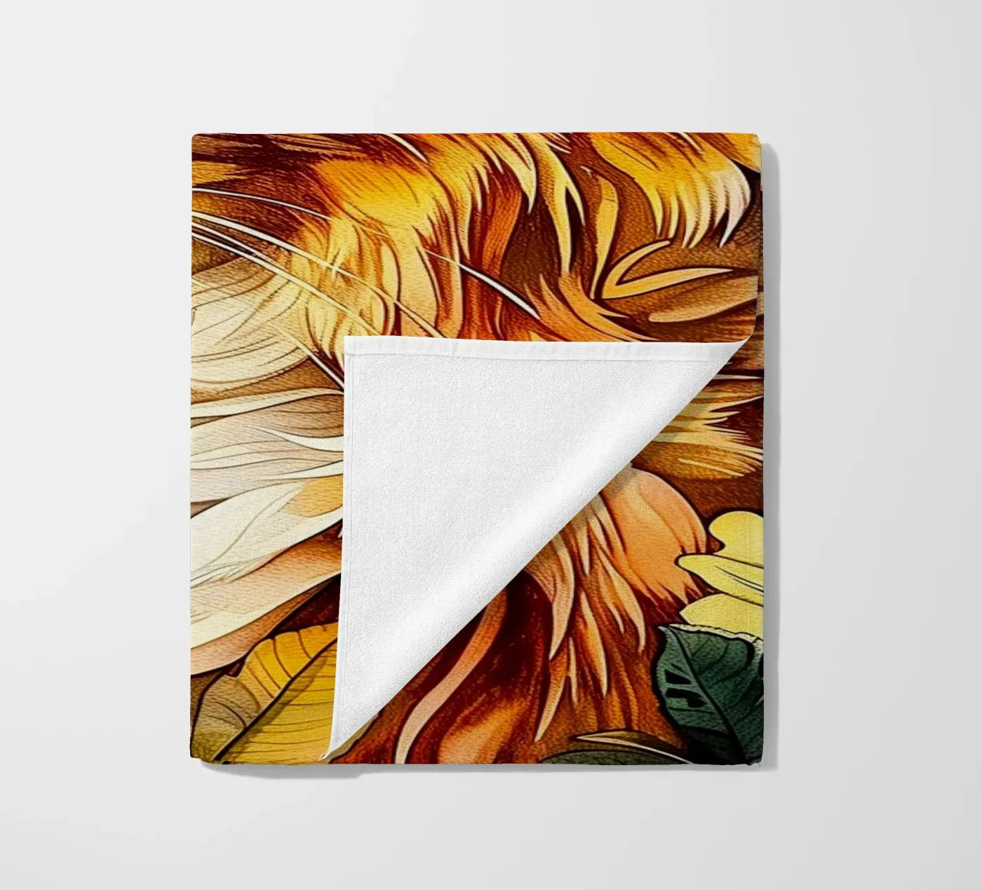 Ginger cat telo mare da Lionmixart