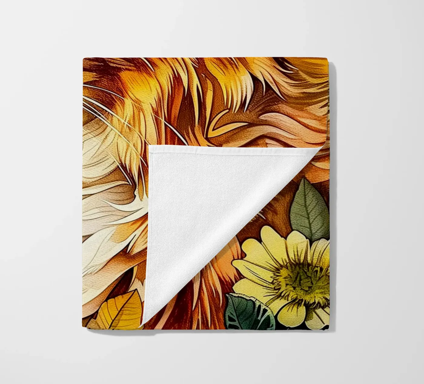 Ginger cat telo mare da Lionmixart