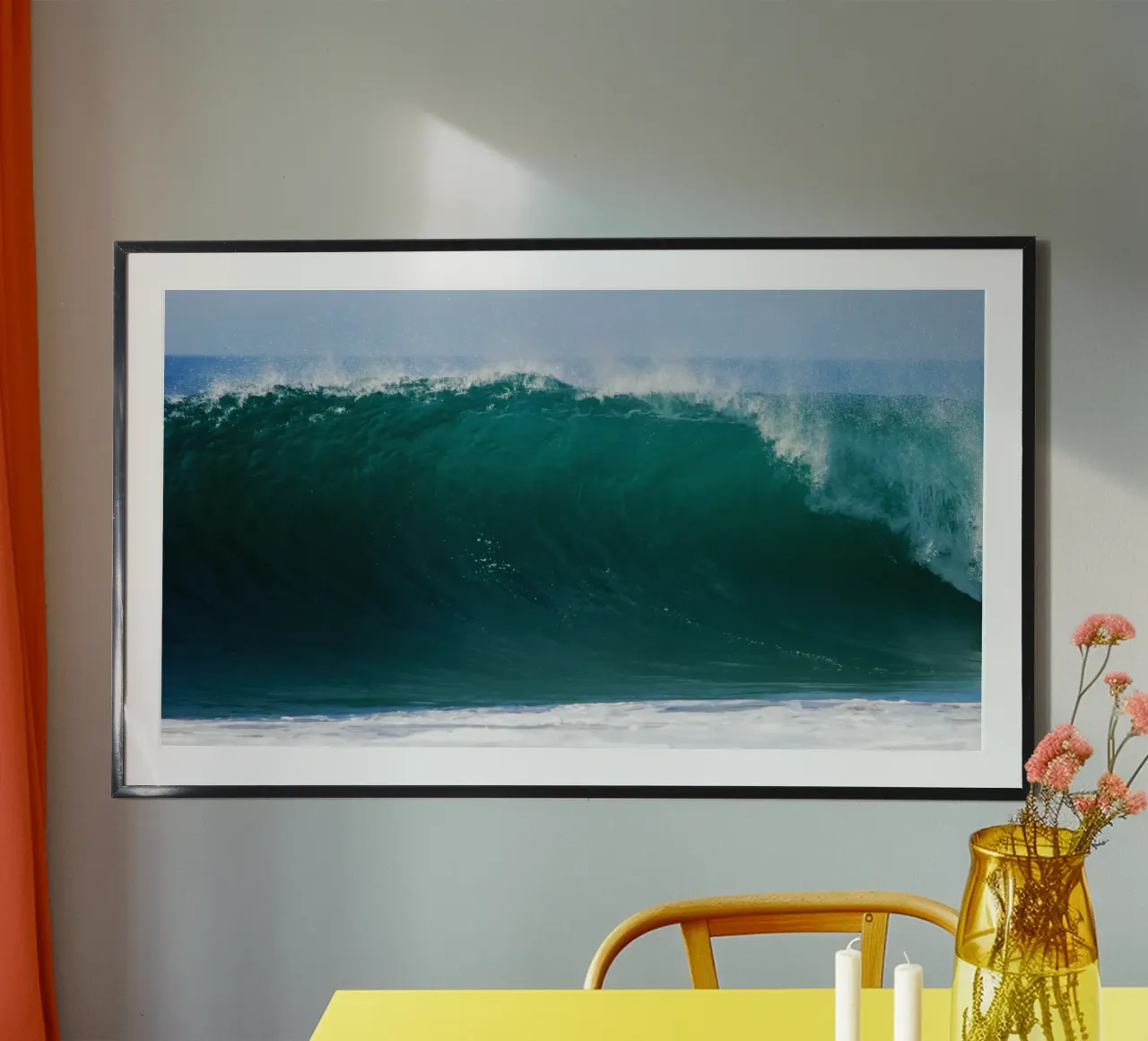 Smaragdpause Poster von PhotoVibe Decor