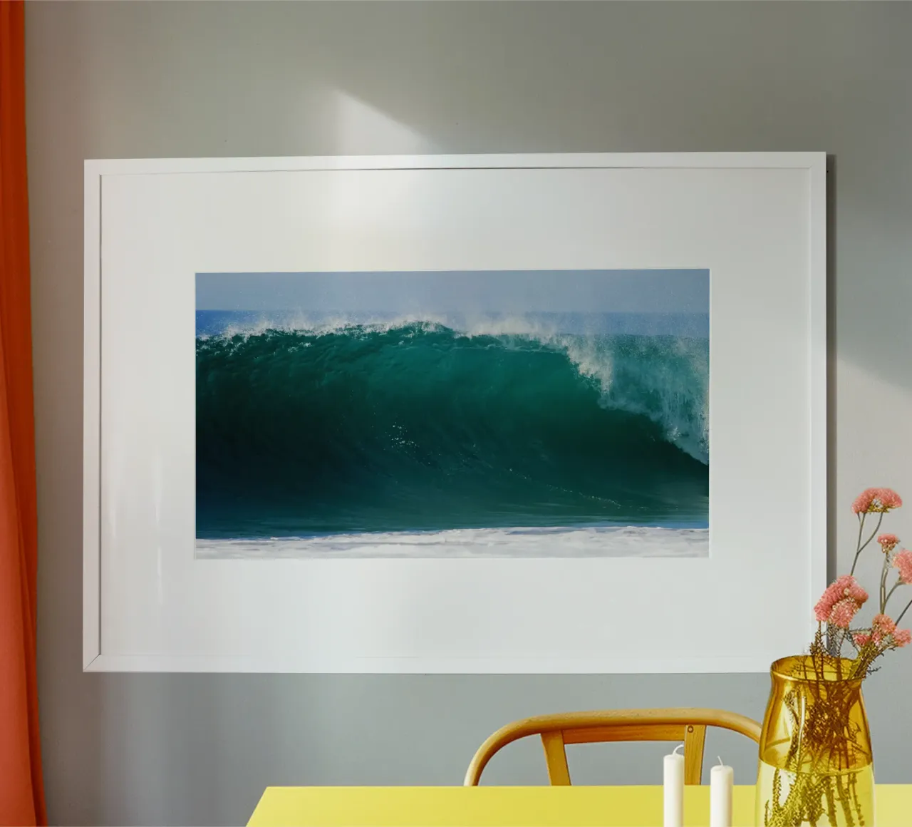 Smaragdpause Poster von PhotoVibe Decor