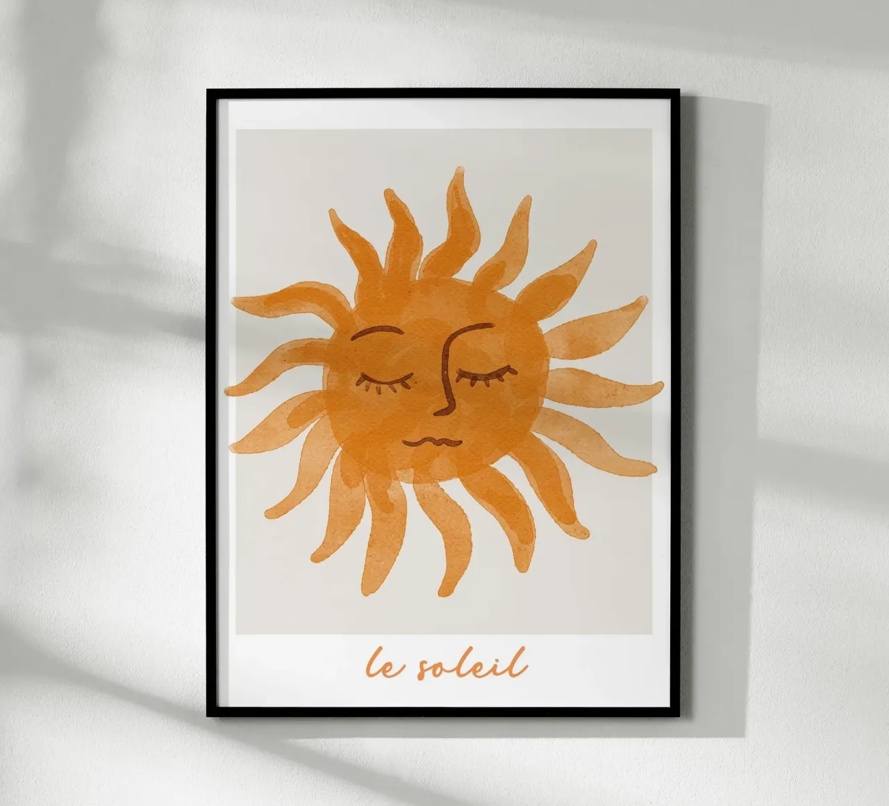 Stampa Le Soleil, poster sul sole, arte estiva stravagante poster da AbstractPrints