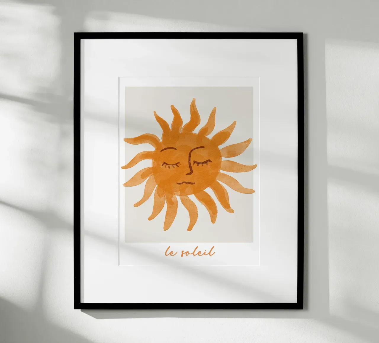 Stampa Le Soleil, poster sul sole, arte estiva stravagante poster da AbstractPrints