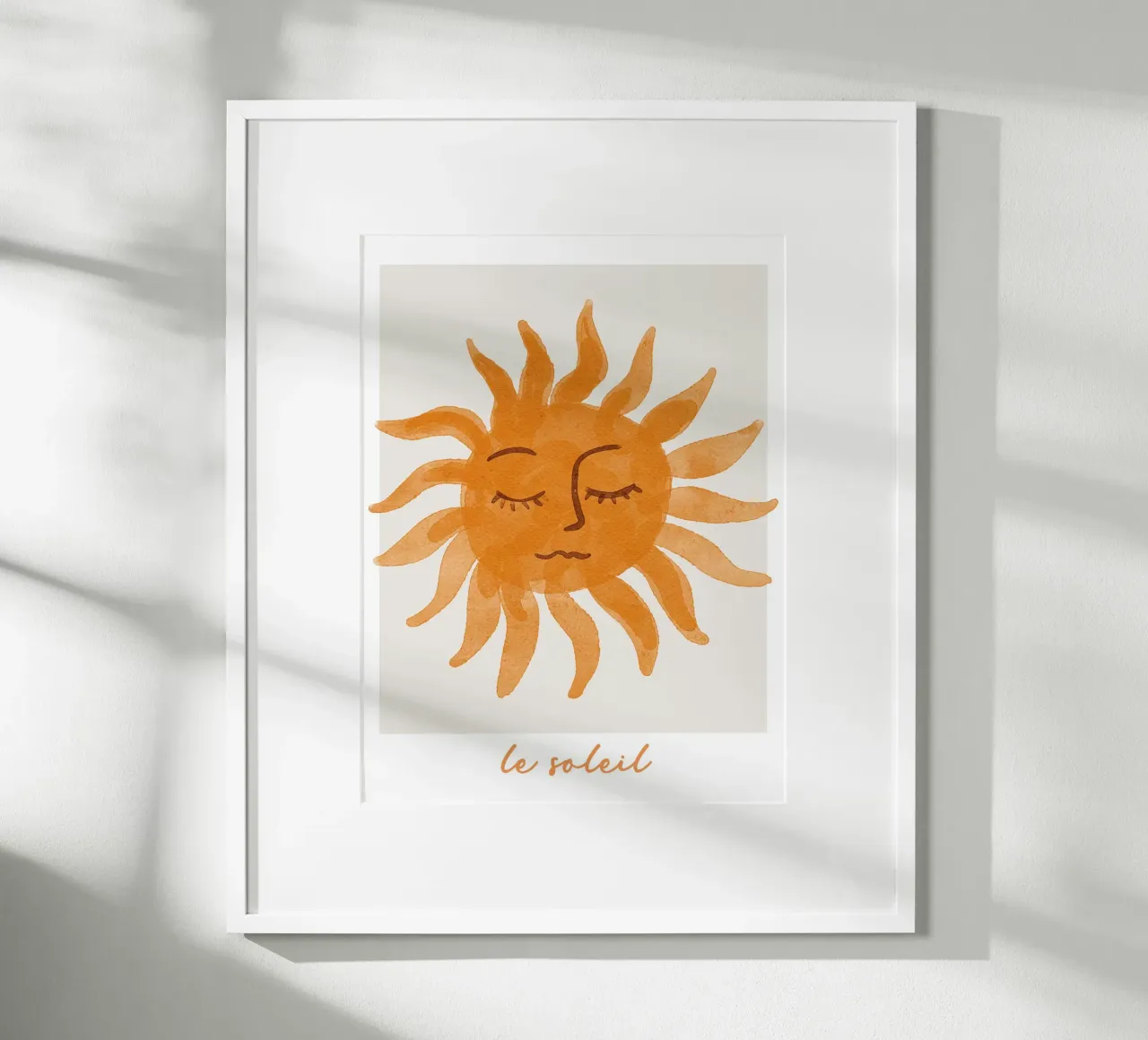 Stampa Le Soleil, poster sul sole, arte estiva stravagante poster da AbstractPrints