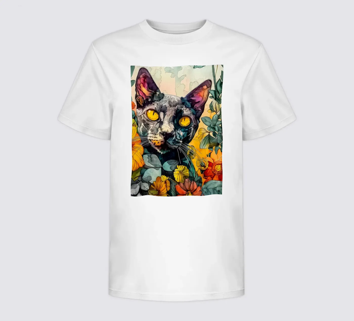 Cat Philippe t-shirt bambini da Lionmixart