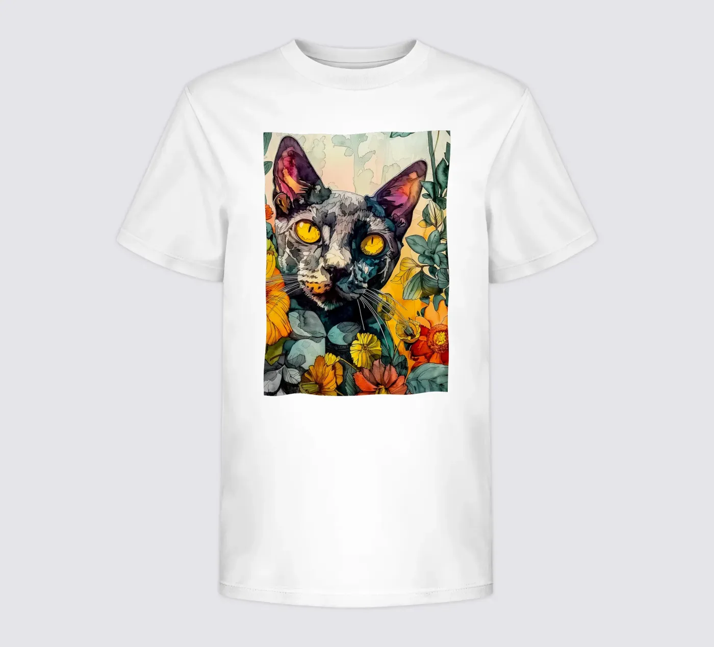 Cat Philippe t-shirt bambini da Lionmixart