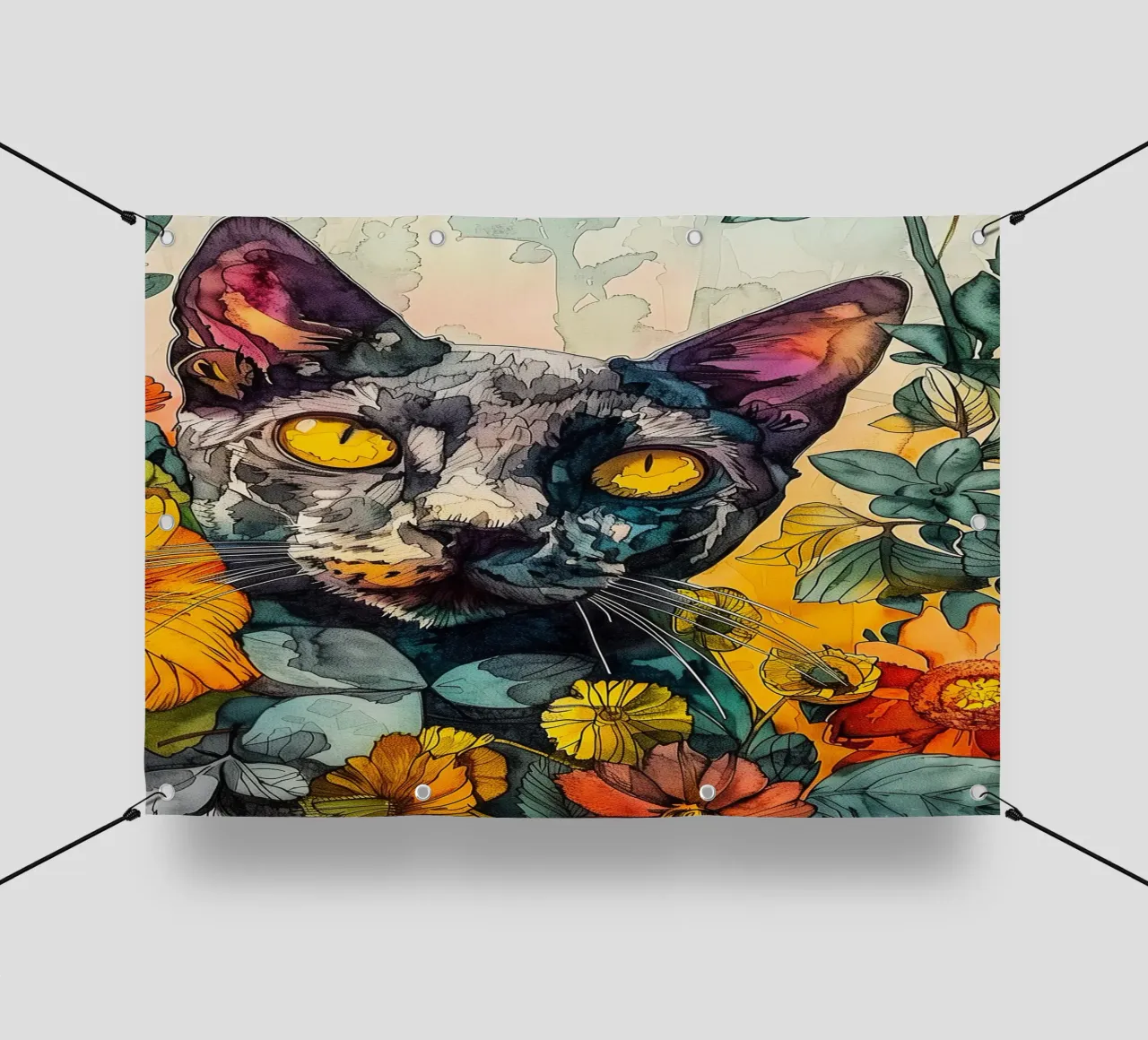 Cat Philippe telo in pvc da Lionmixart