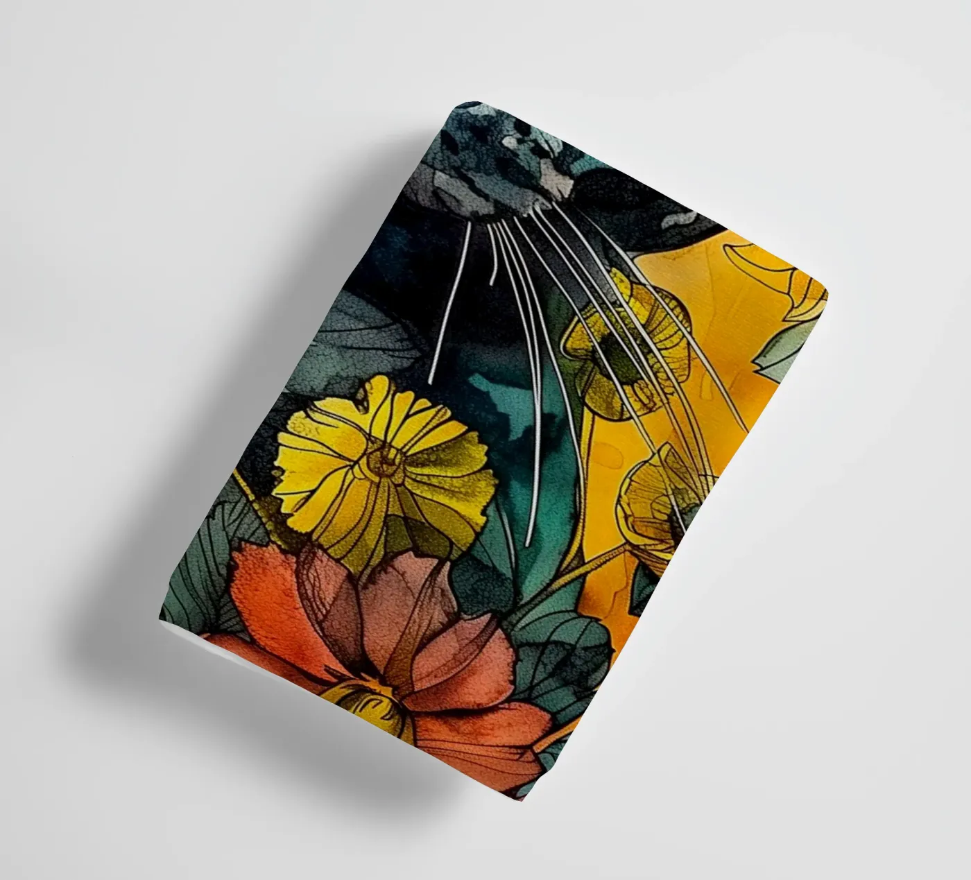 Kat Philippe badhanddoek van Lionmixart