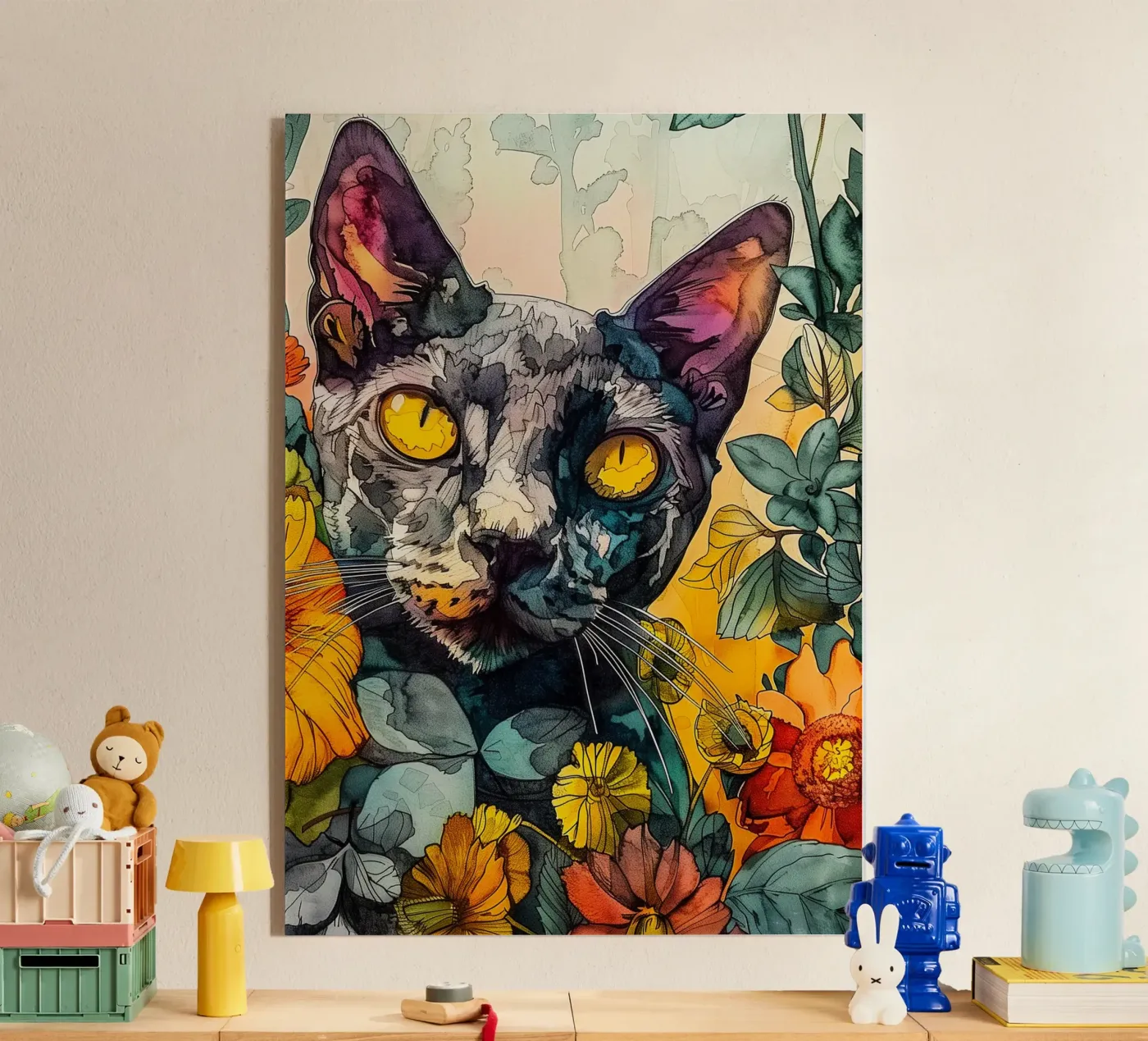 Cat Philippe plexiglass da Lionmixart