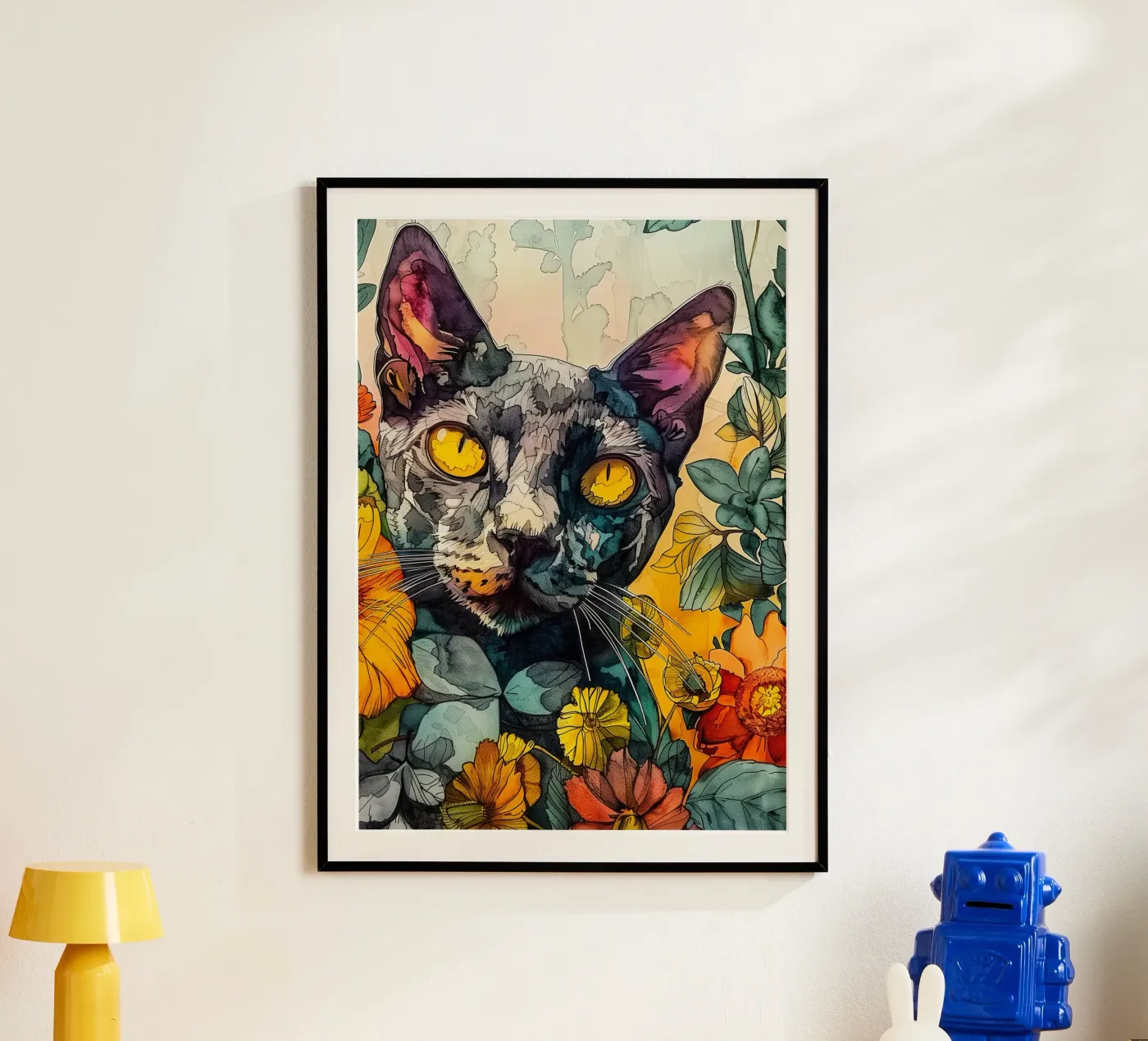 Cat Philippe poster da Lionmixart
