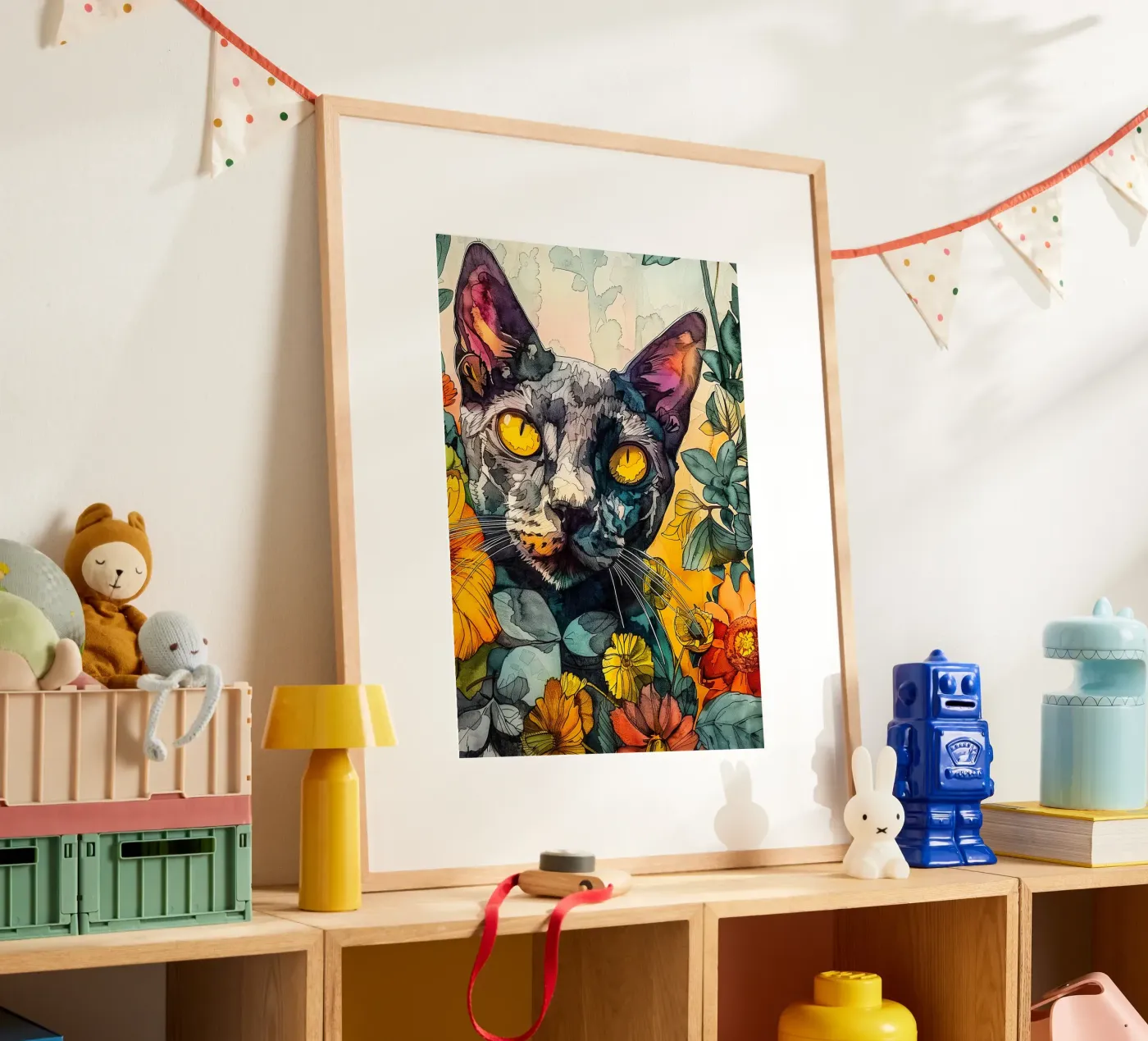 Cat Philippe poster da Lionmixart