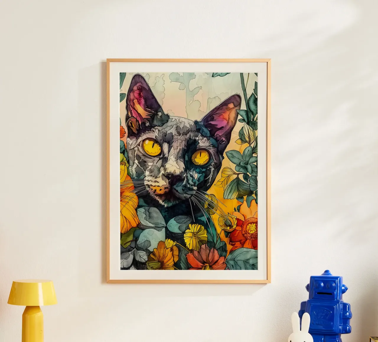 Cat Philippe poster da Lionmixart