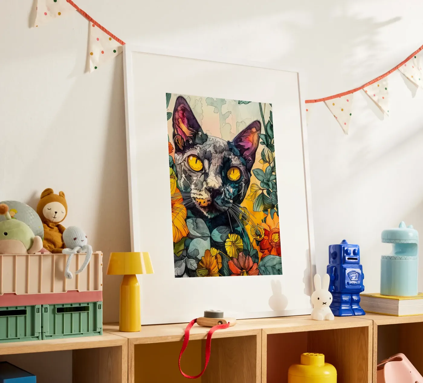 Cat Philippe poster da Lionmixart