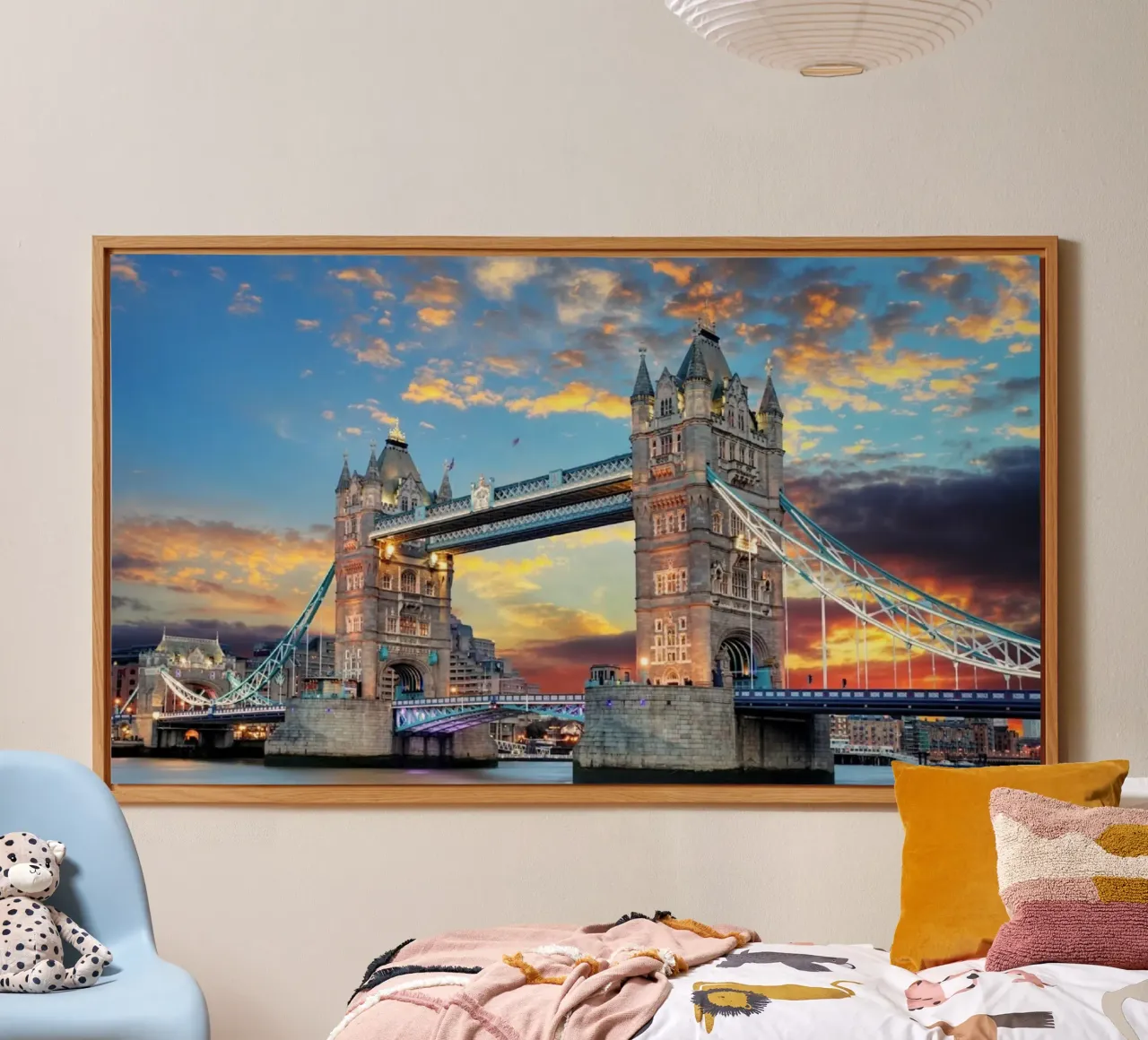Crepuscolo sul Tower Bridge, Londra, Regno Unito alluminio dibond da PhotoVibe Decor