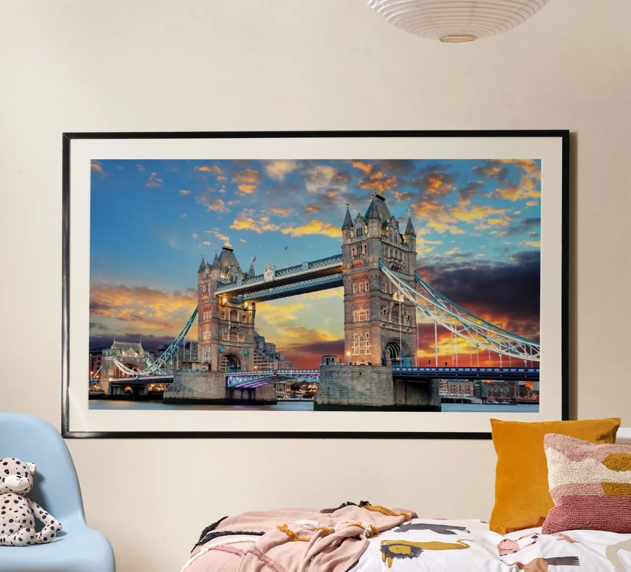 Crepuscolo sul Tower Bridge, Londra, Regno Unito carta hahnemühle da PhotoVibe Decor