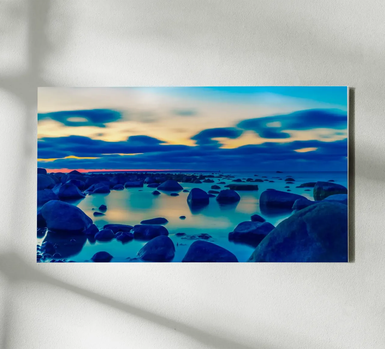 Paesaggio di pietra crepuscolare tela da PhotoVibe Decor