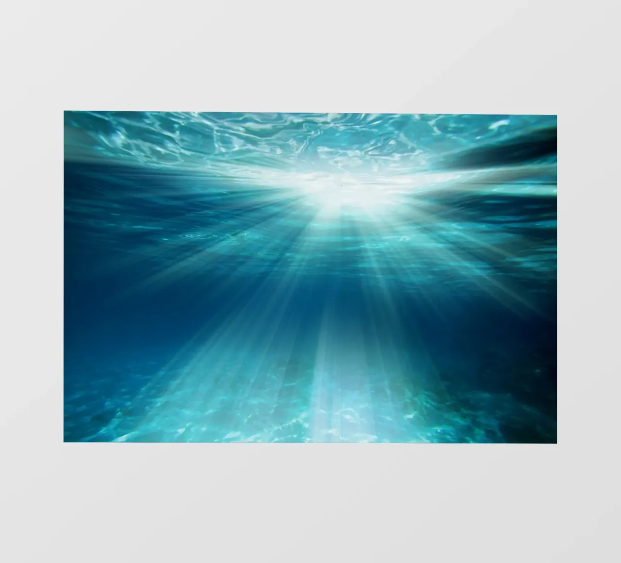 Raggi solari subacquei telo in pvc da PhotoVibe Decor