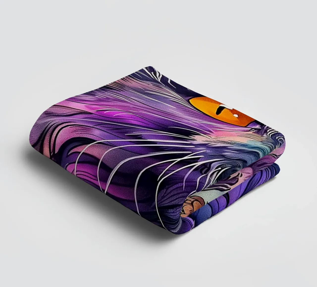Cheek Paint towel by Lionmixart