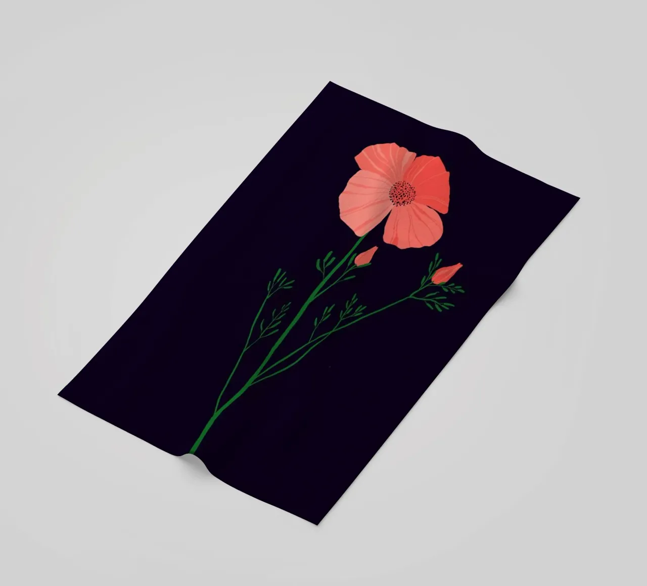 Pressed Poppy telo mare da Pure