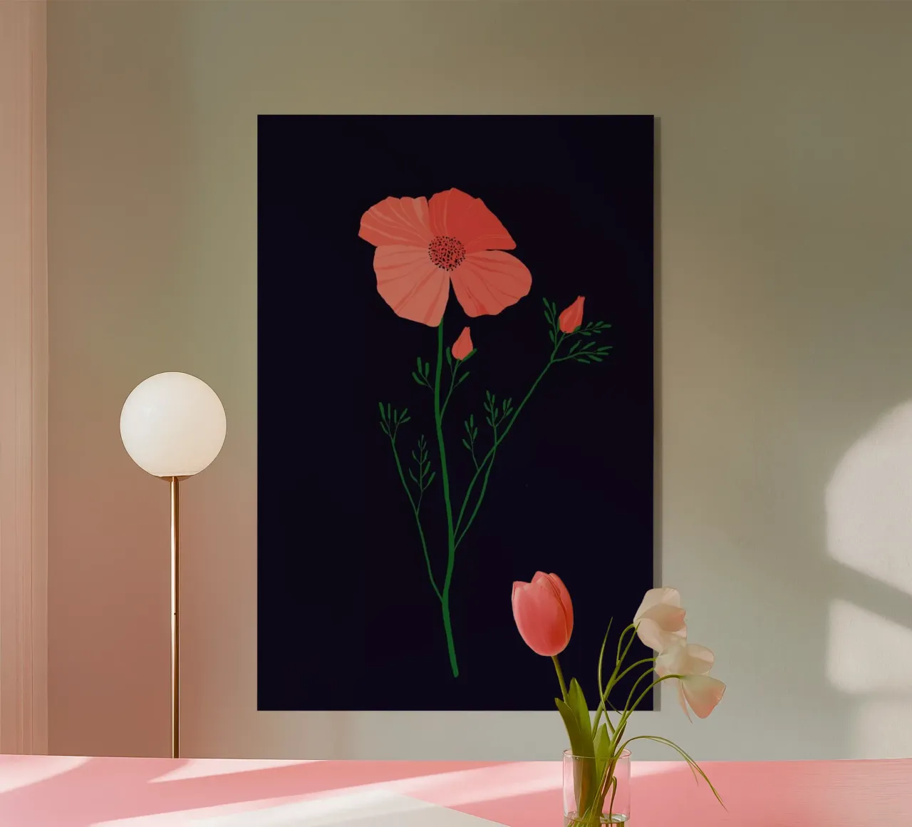 Pressed Poppy plexiglass da Pure