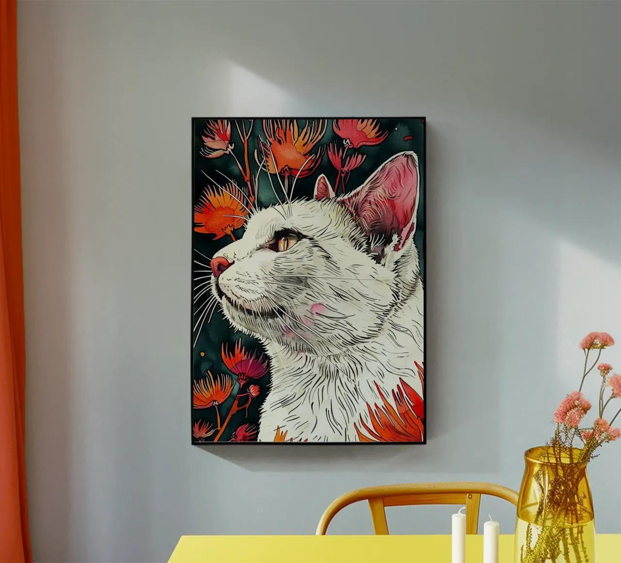 Gatto Lucy plexiglass da Lionmixart