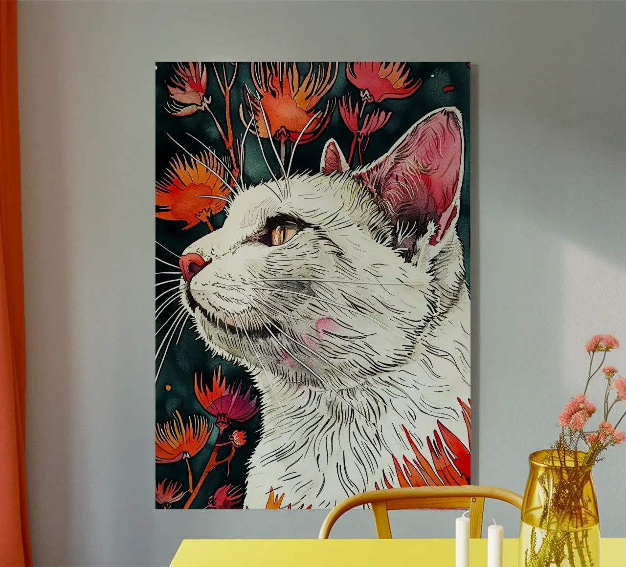 Gatto Lucy plexiglass da Lionmixart