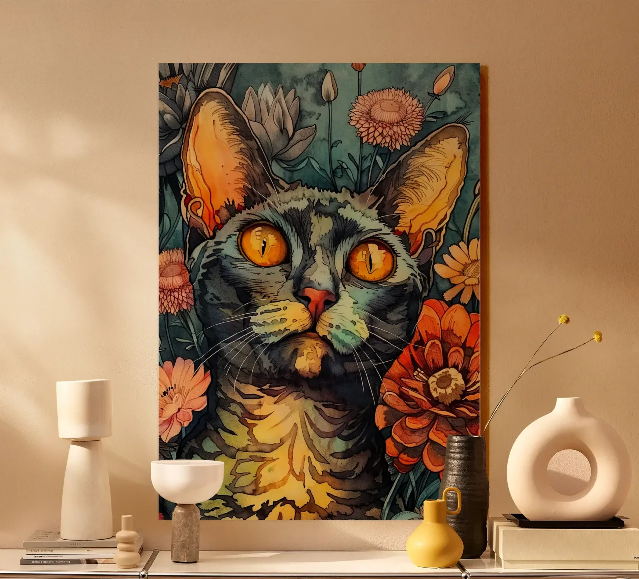 Dipingere Simba plexiglass da Lionmixart