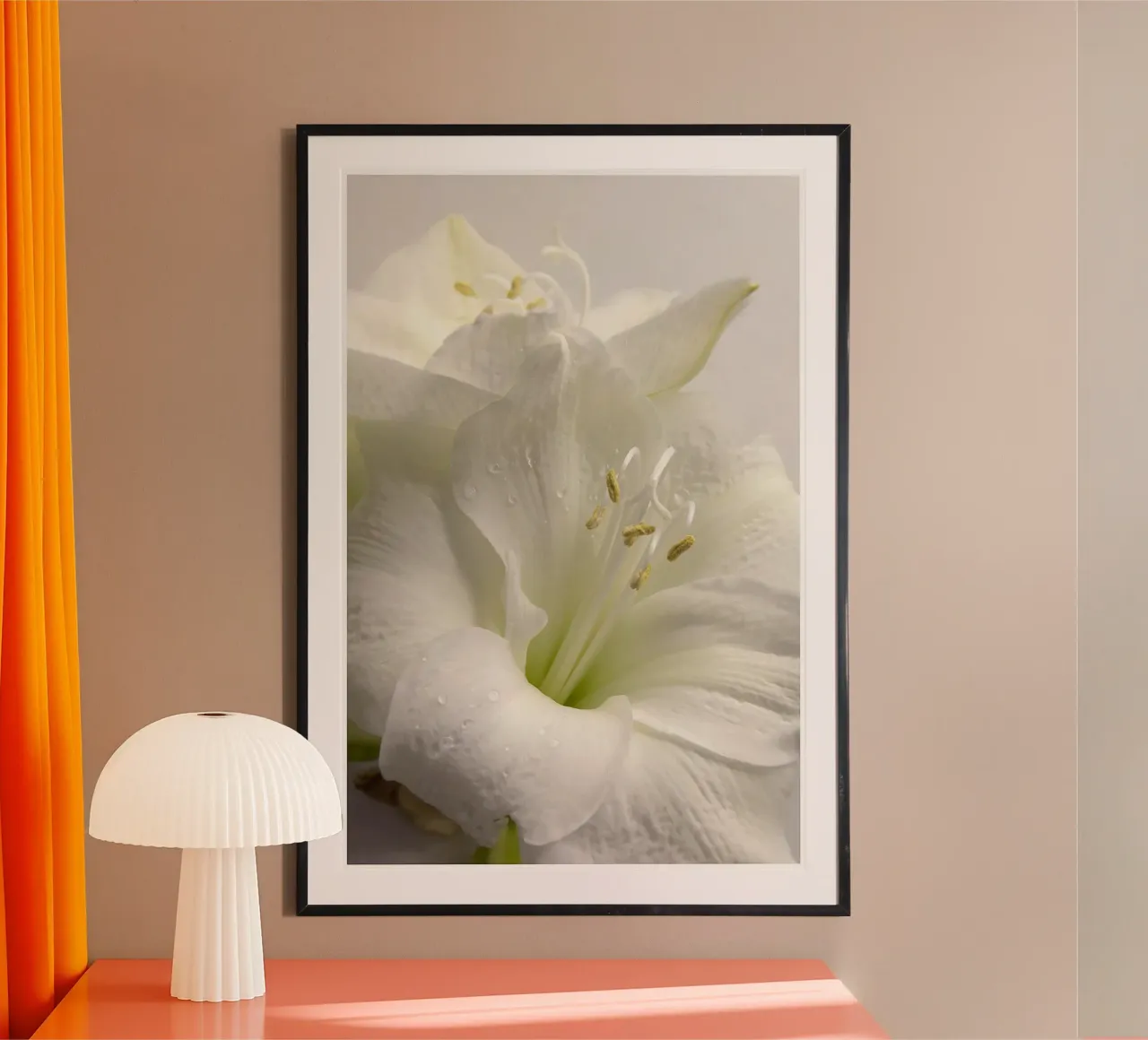 Giglio bianco poster da PhotoVibe Decor