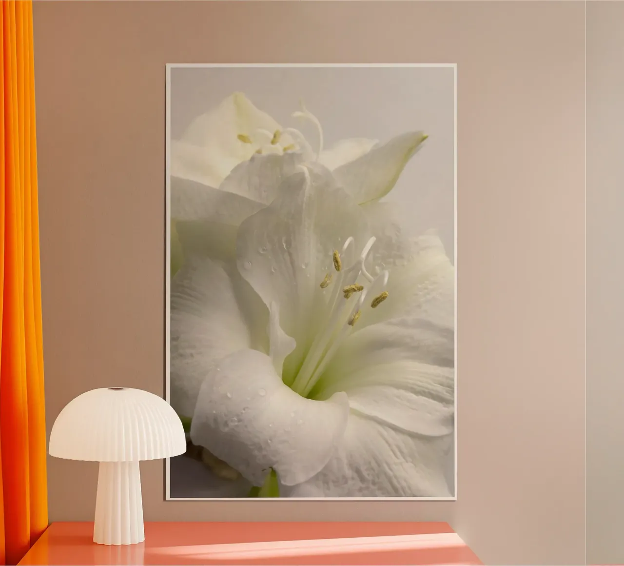 Giglio bianco poster da PhotoVibe Decor