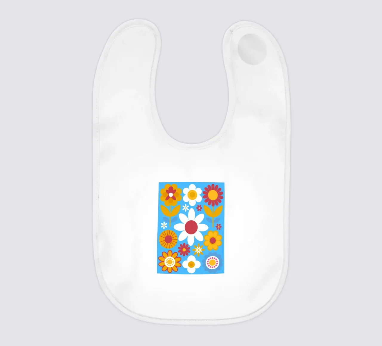 Flower Pettern baby bib by FLOWER PLACE SHOP