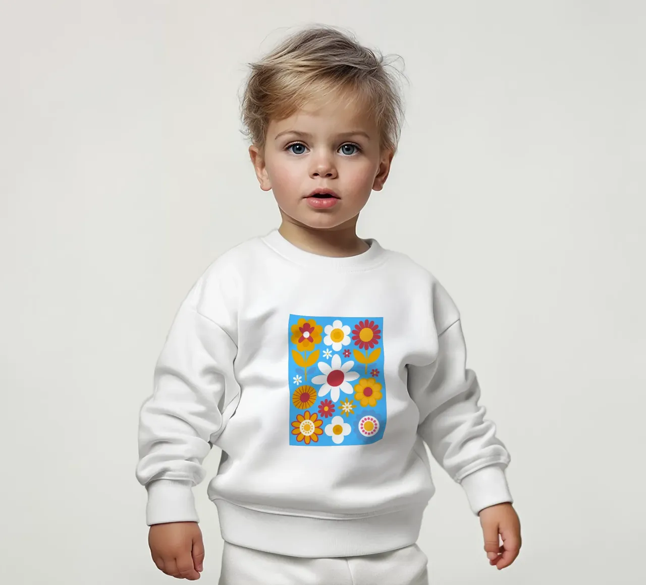 Fiore Pettern felpa neonato da FLOWER PLACE SHOP