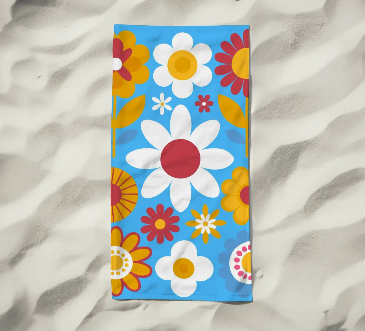 Fiore Pettern telo mare da FLOWER PLACE SHOP