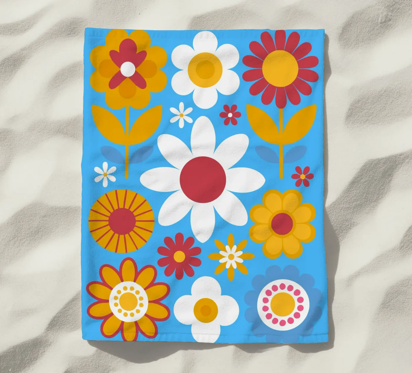 Fiore Pettern telo mare da FLOWER PLACE SHOP