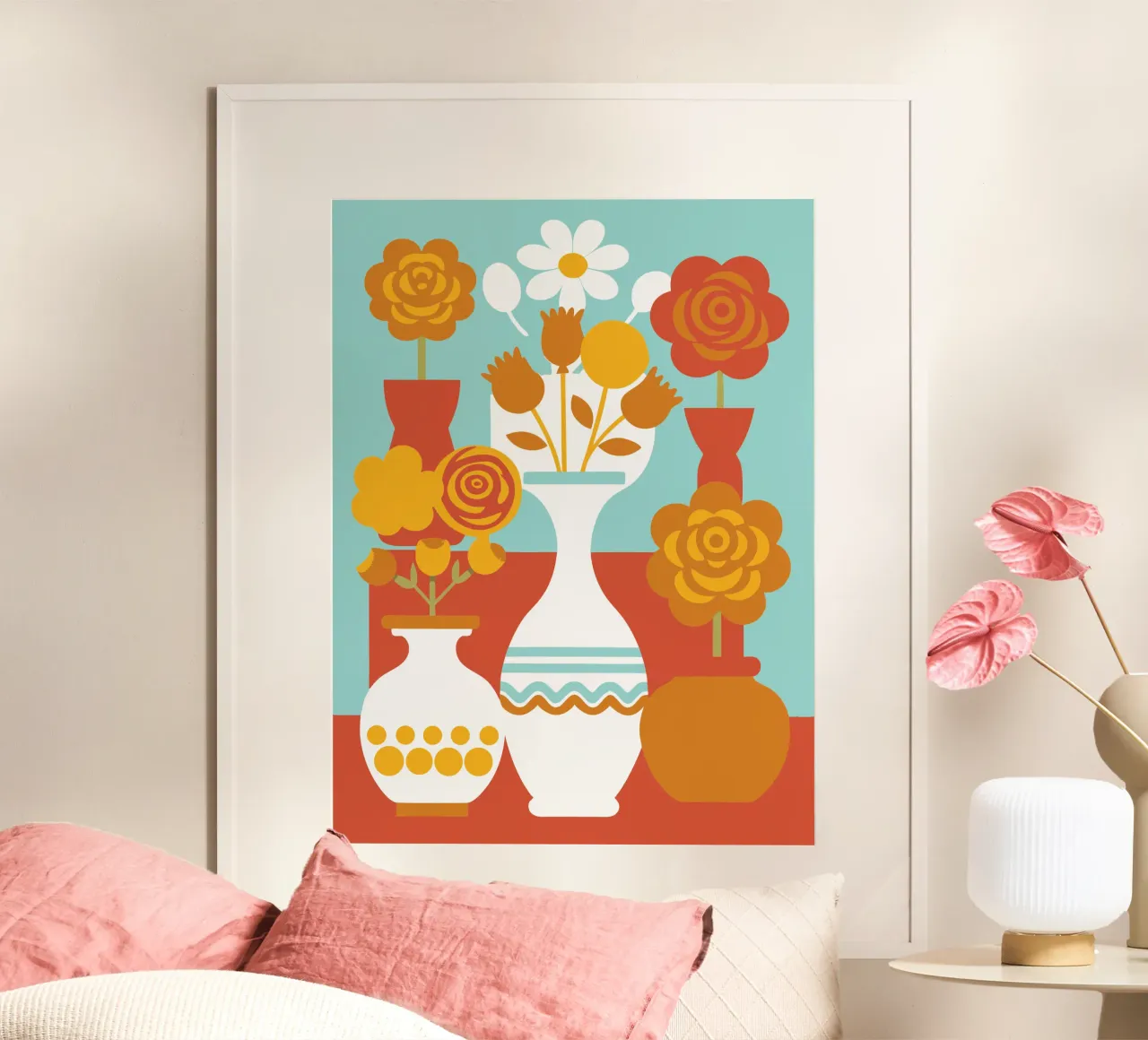 Flower Vase Decoration hahnemühle by FLOWER PLACE SHOP