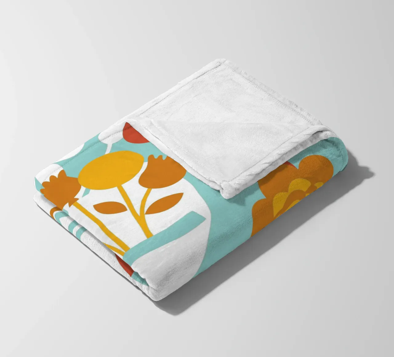 Decorazione con vaso di fiori coperta in pile da FLOWER PLACE SHOP
