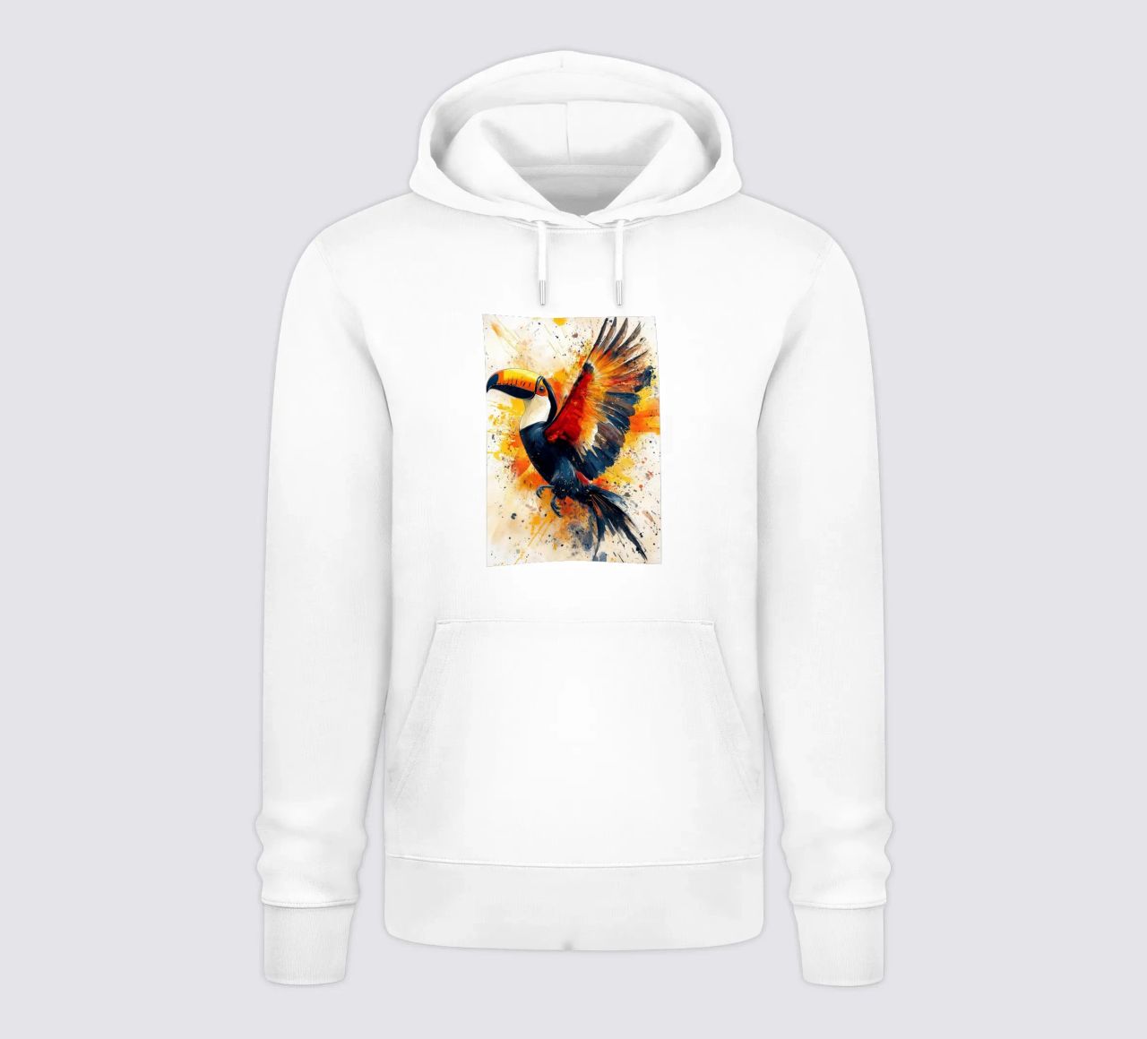 Toucan bird art felpa con cappuccio da Lionmixart