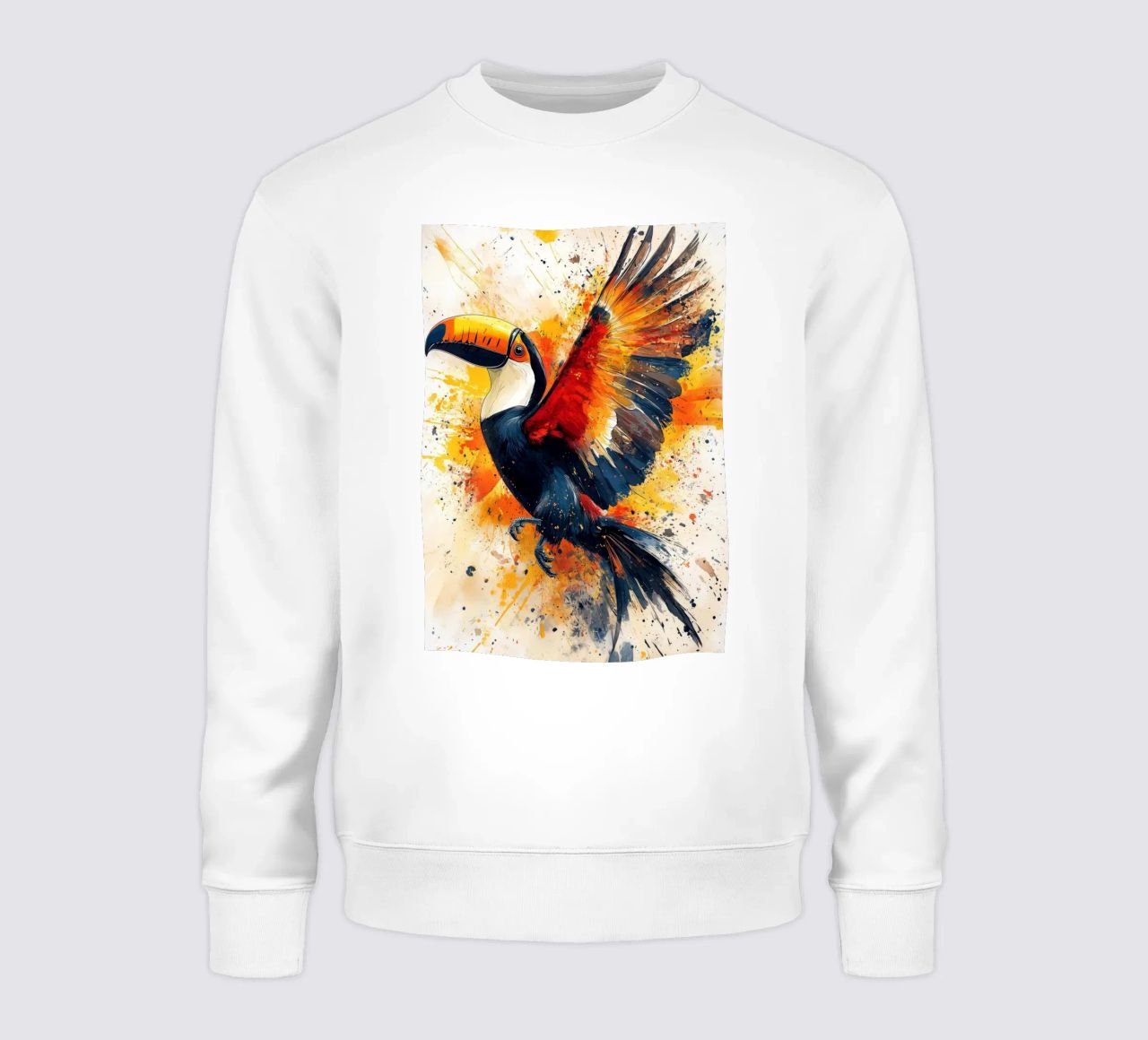 Toucan bird art felpa da Lionmixart