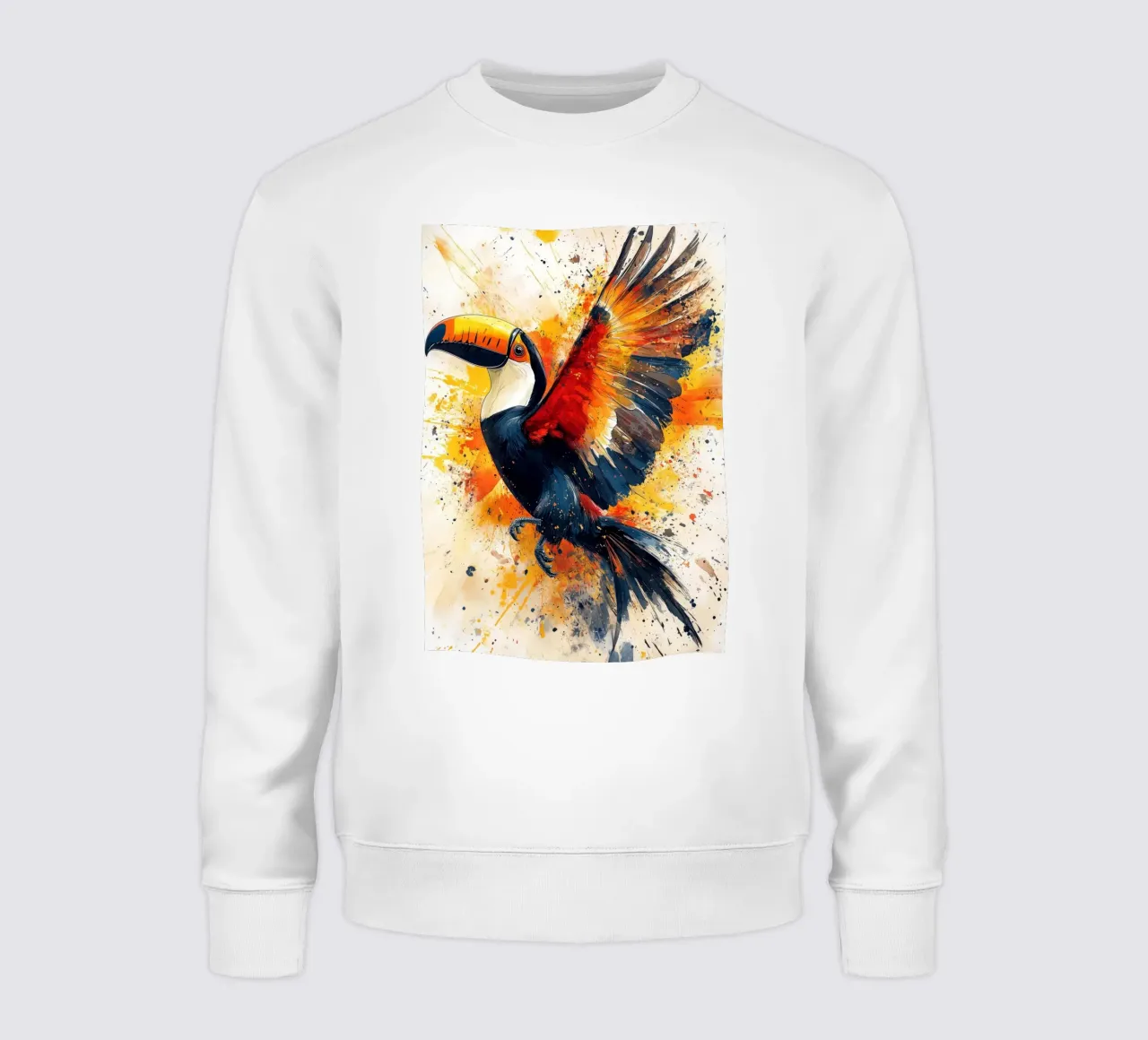 Toucan bird art felpa da Lionmixart