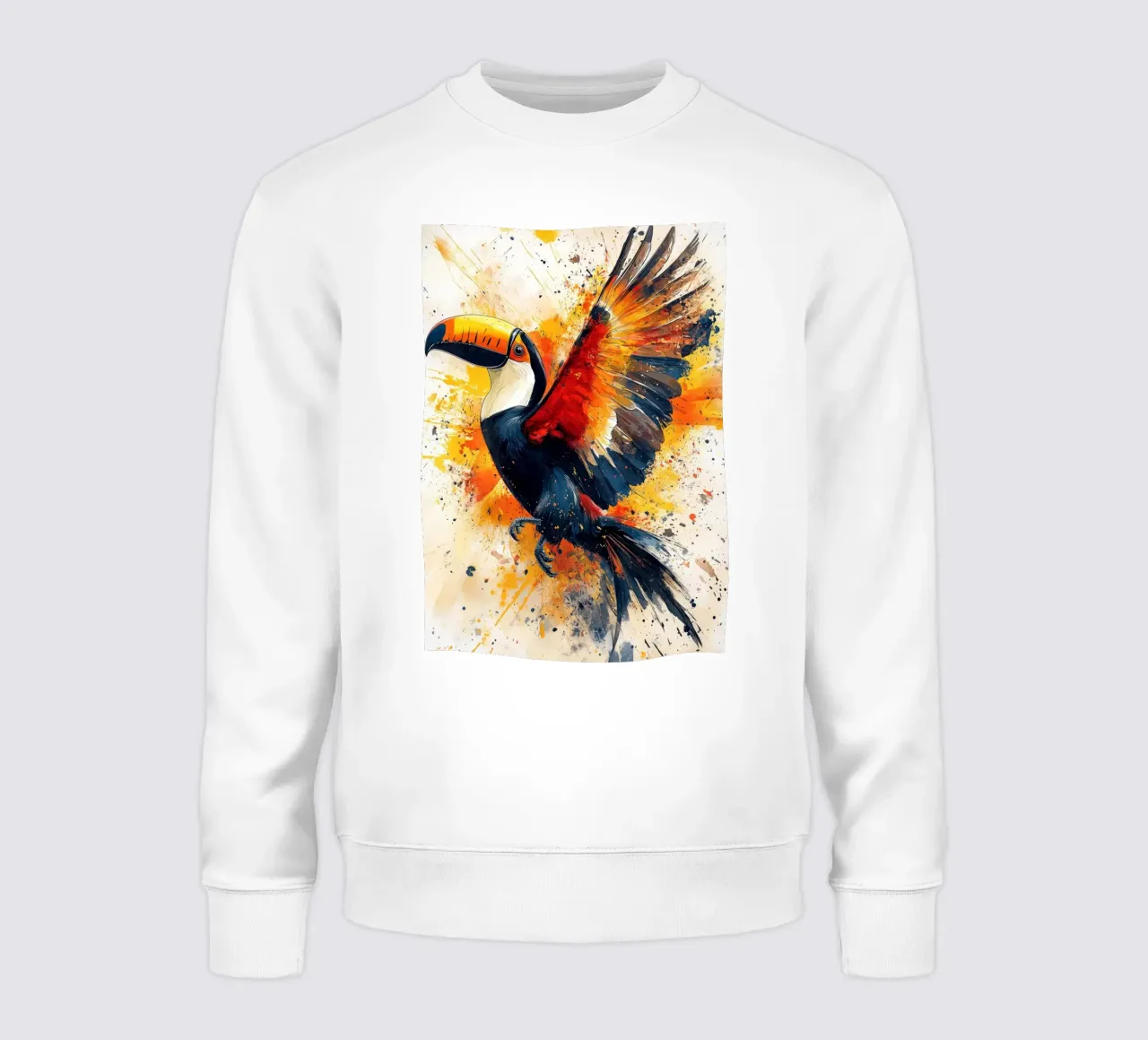 Toucan bird art Sweatshirt von Lionmixart