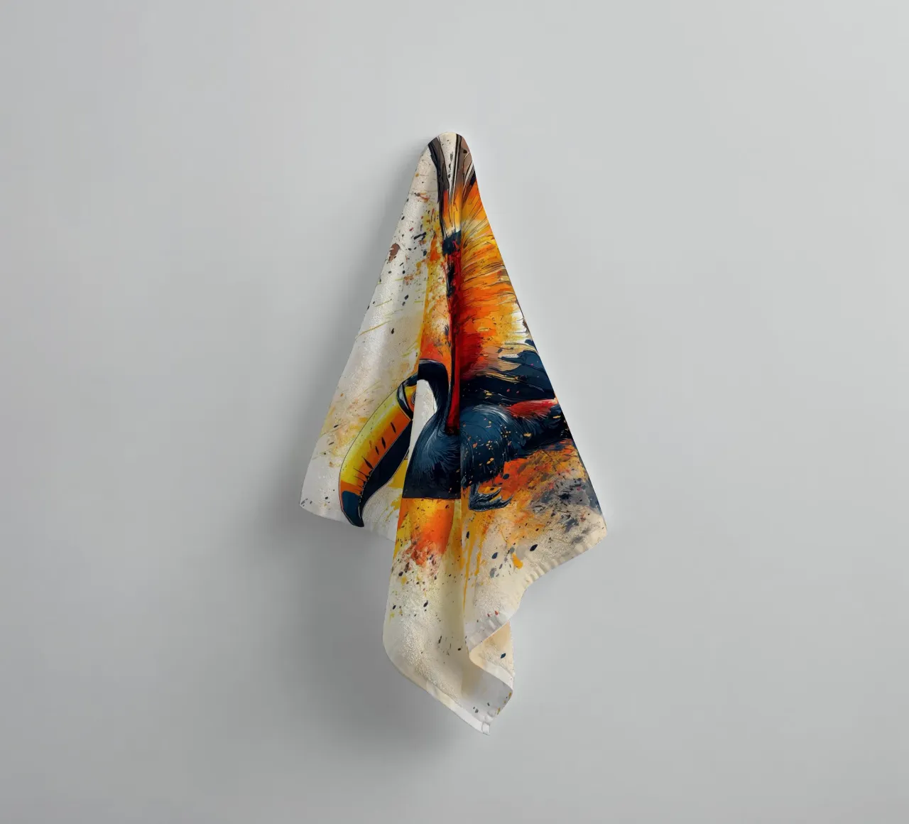 Toucan bird art asciugamano da bagno da Lionmixart
