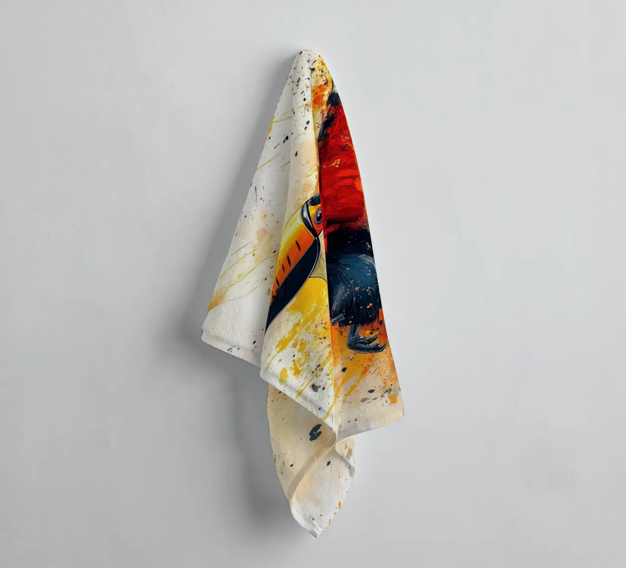 Toucan bird art asciugamano da bagno da Lionmixart
