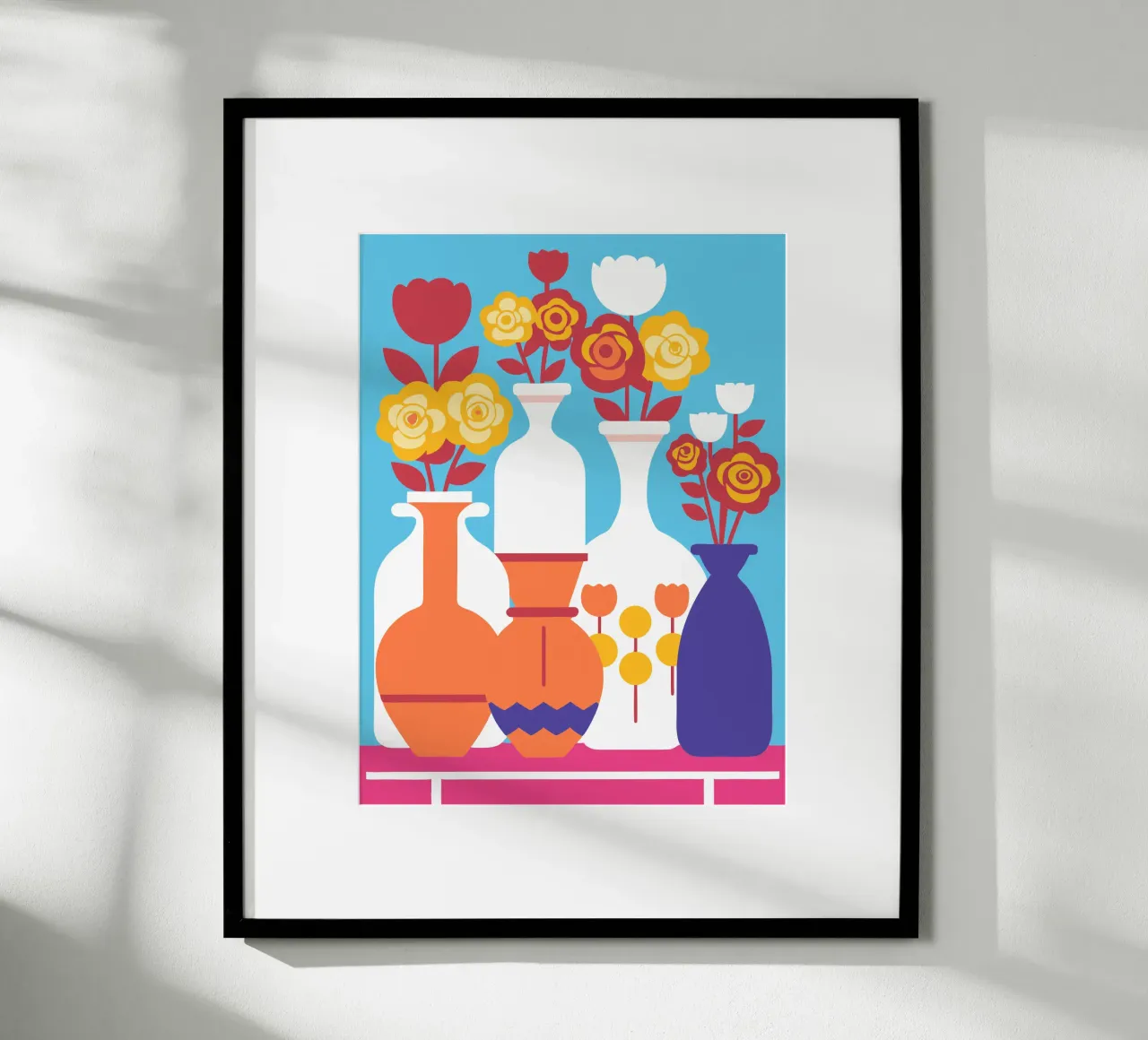 Decorazione con vaso di fiori poster da FLOWER PLACE SHOP
