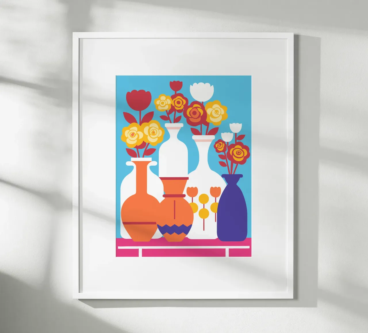 Decorazione con vaso di fiori poster da FLOWER PLACE SHOP