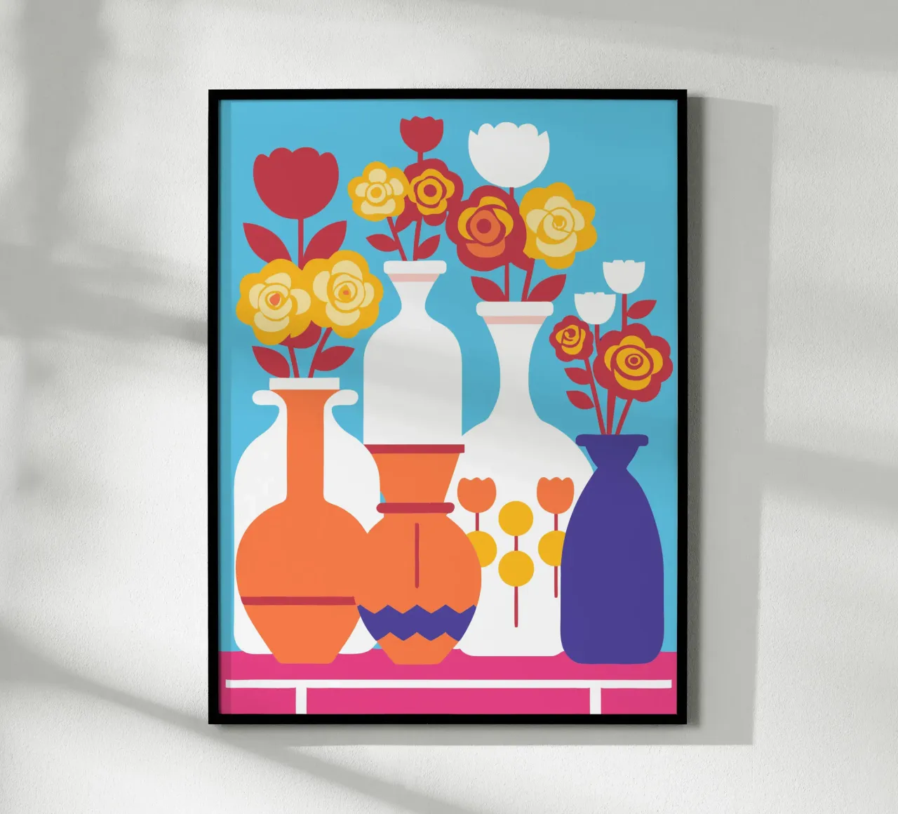 Decorazione con vaso di fiori poster da FLOWER PLACE SHOP