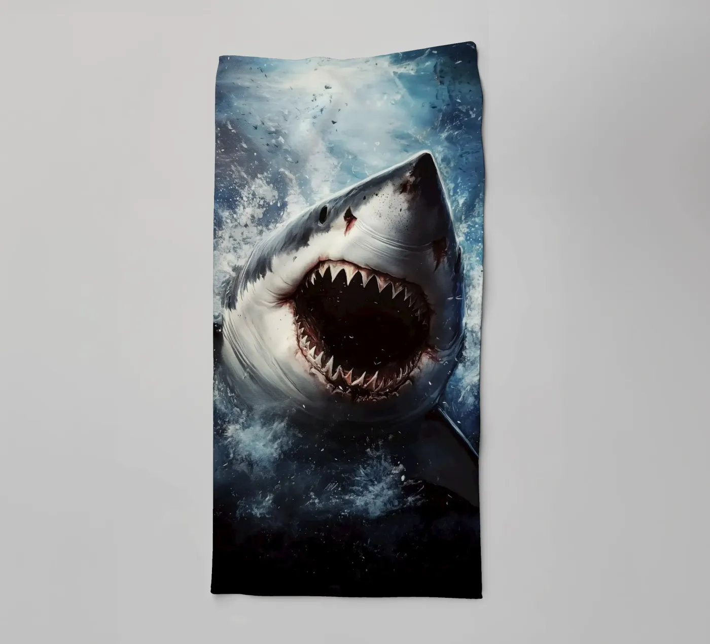 Shark towel by Lionmixart